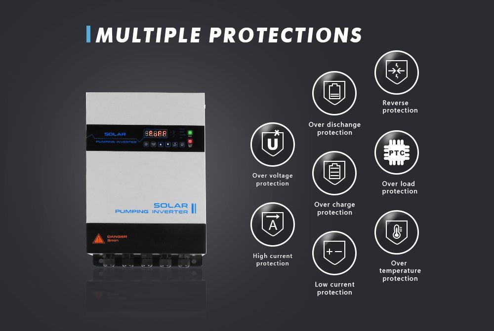 75kw single phase solar pupm inverter for water pump application