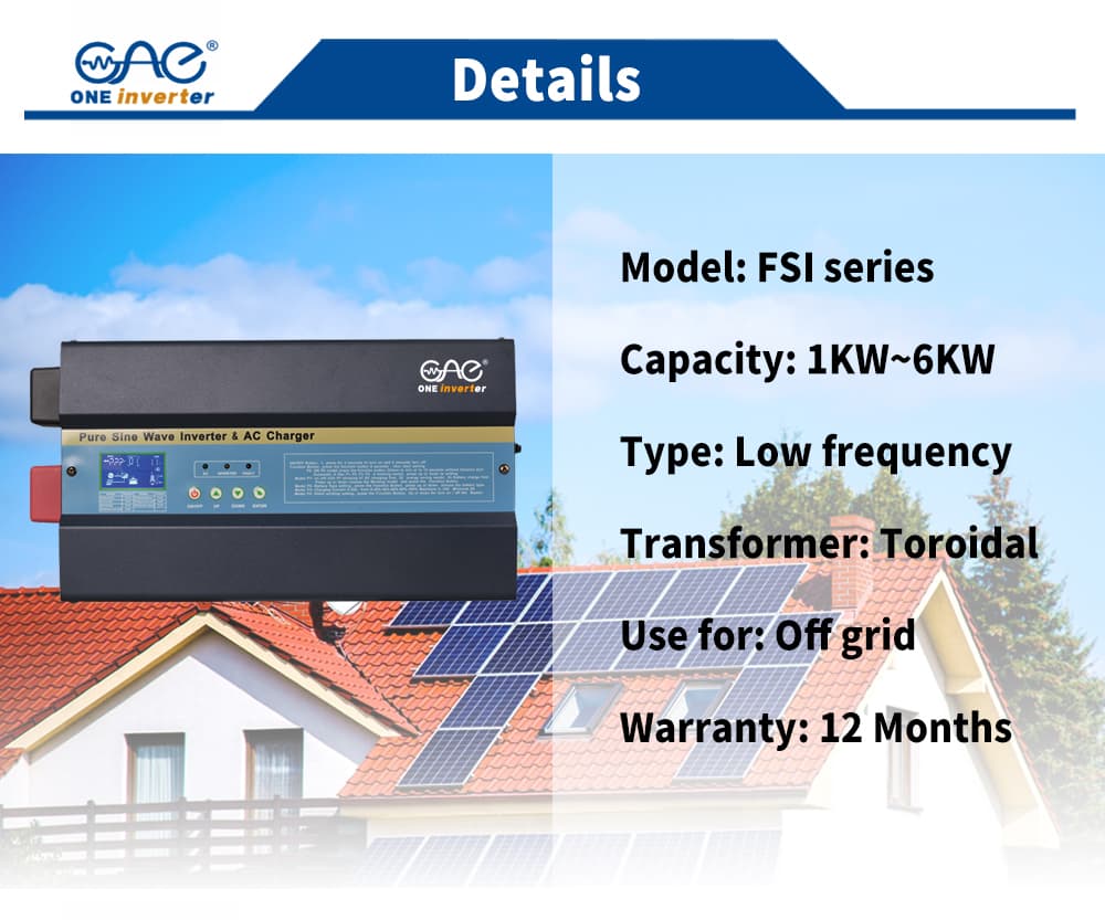 Solar inversor With Built-in Charge Controller Low Frequency Converters mppt Off Grid Inverter Solar inversor With Built-in Charge Controller Low Frequency Converters mppt Off Grid Inverter